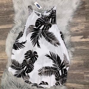 Black & White Dress Top